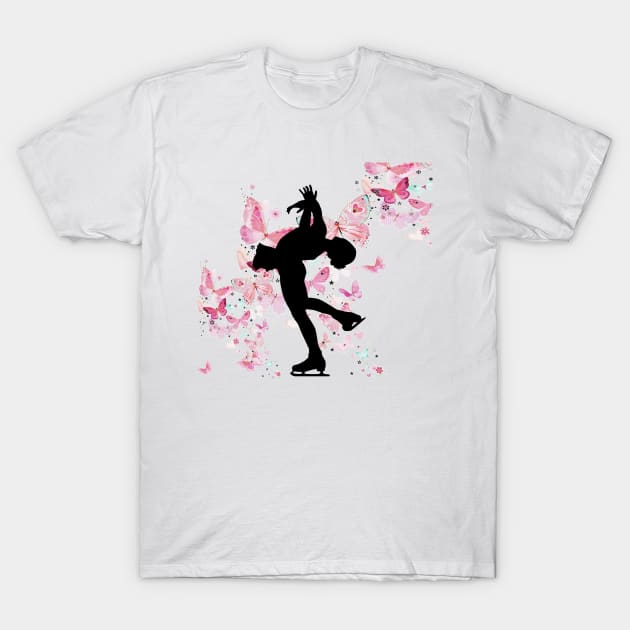 Butterfly Skater T-Shirt by laurie3